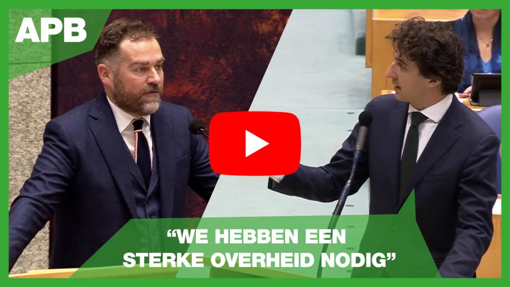 Jesse Klaver tijdens de APB