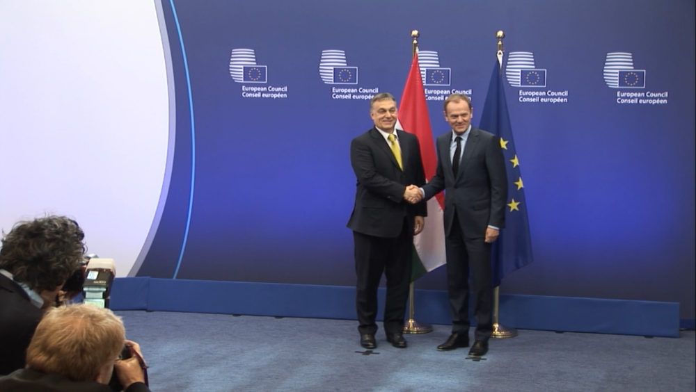 Orbán en Tusk over Hongarije