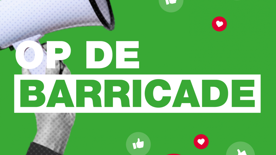 logo facebook groep groenlinks op de barricade