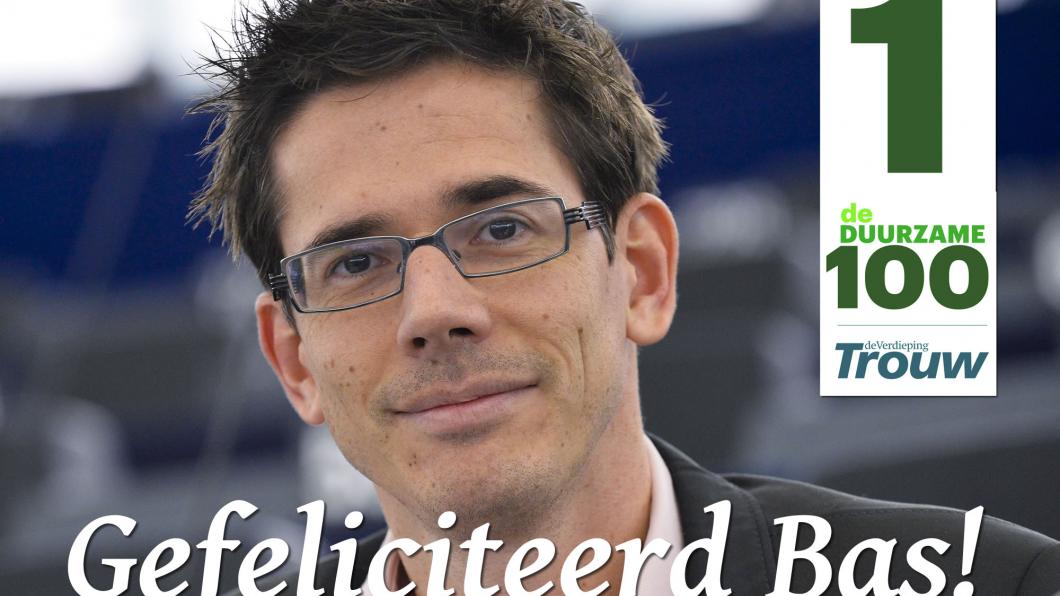 Bas Eickhout staat op 1 op de Duurzame 100 van Trouw