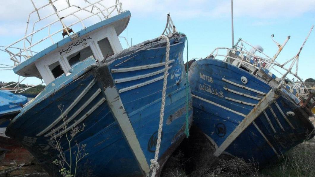 Botenkerkhof op Lampedusa