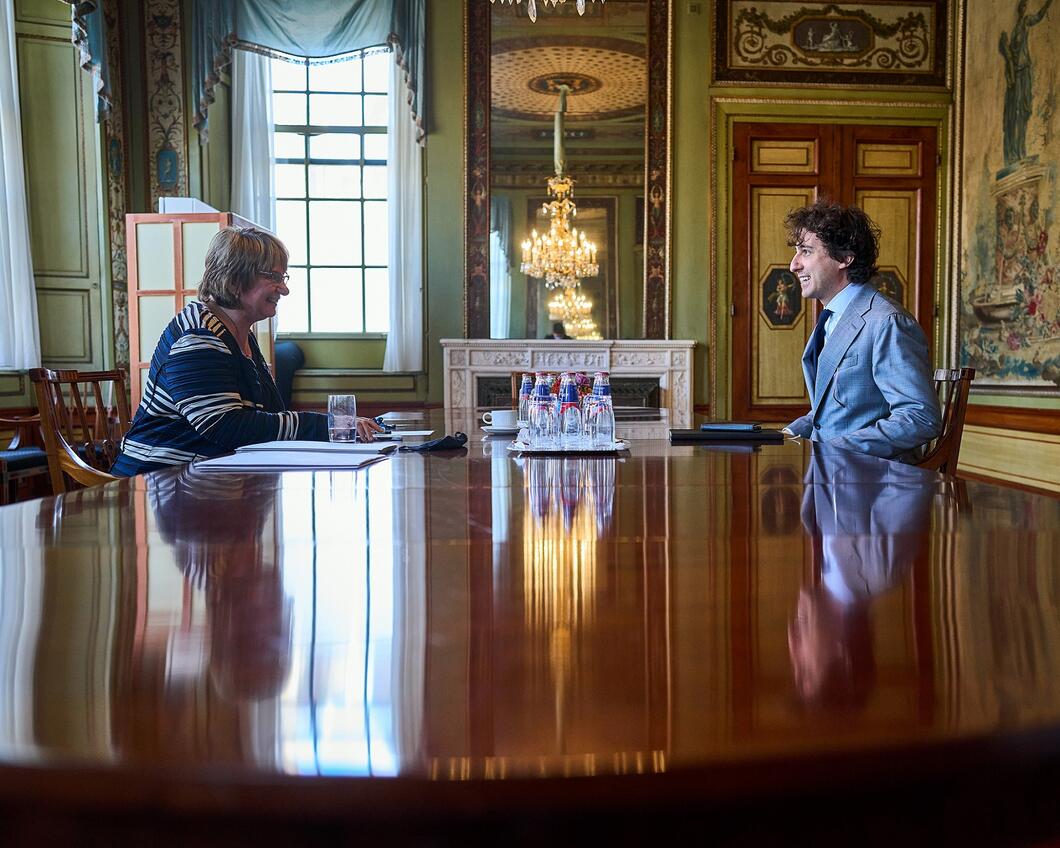 Jesse Klaver en Mariette Hamer