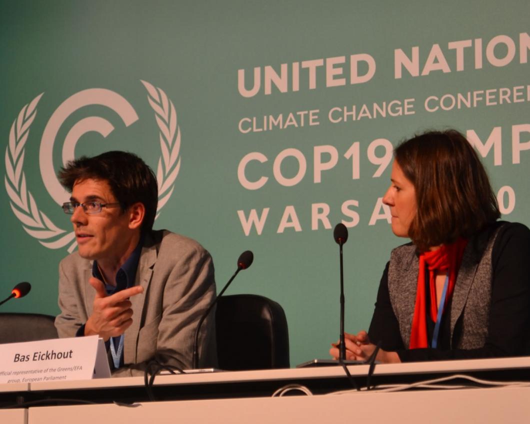 EIckhout op de klimaattop in Warschau