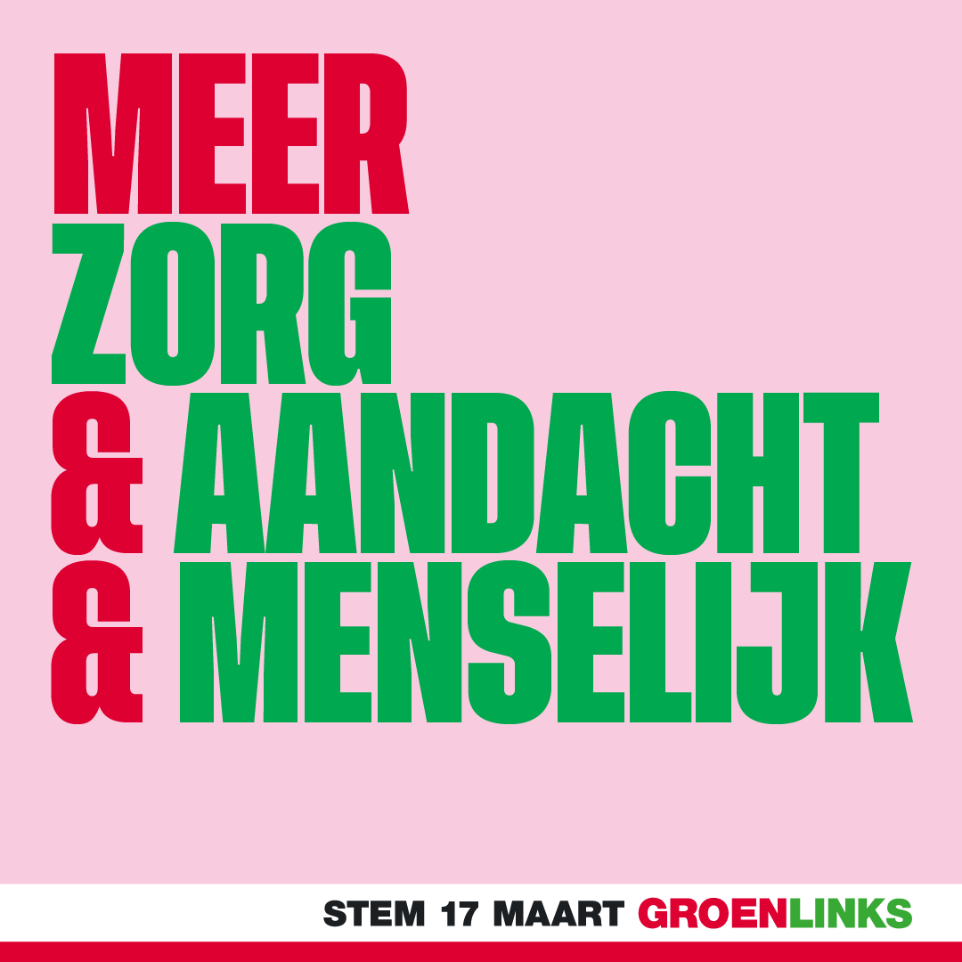 Meer zorg & aandacht & menselijk